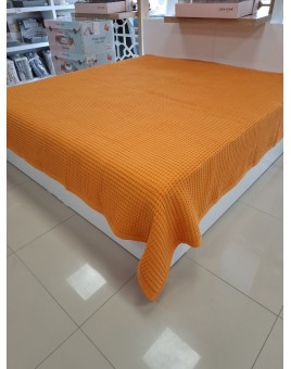 ETEHOMETEX HAVUZLU PİKE ÇİFT KİŞİLİK 220X240CM TURUNCU 8696474231655